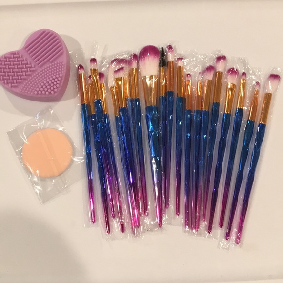 💜 New22 piece professional makeup brush set - Picture 2 of 7